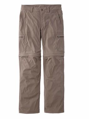 LL Bean Men Cresta Hiking Water Resistant Convertible Pants Brown 42x32 Gorpcorp